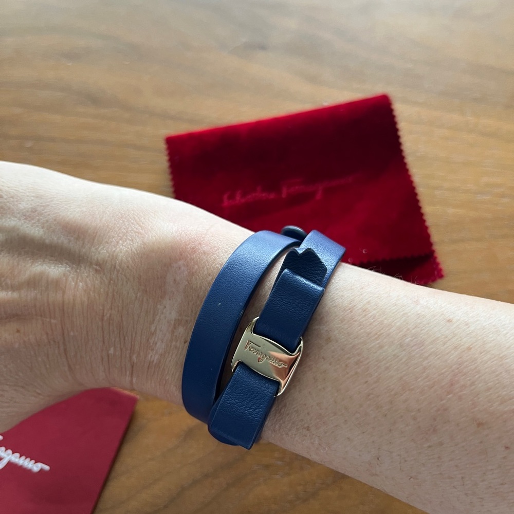 Salvatore Ferragamo Leather Bracelet